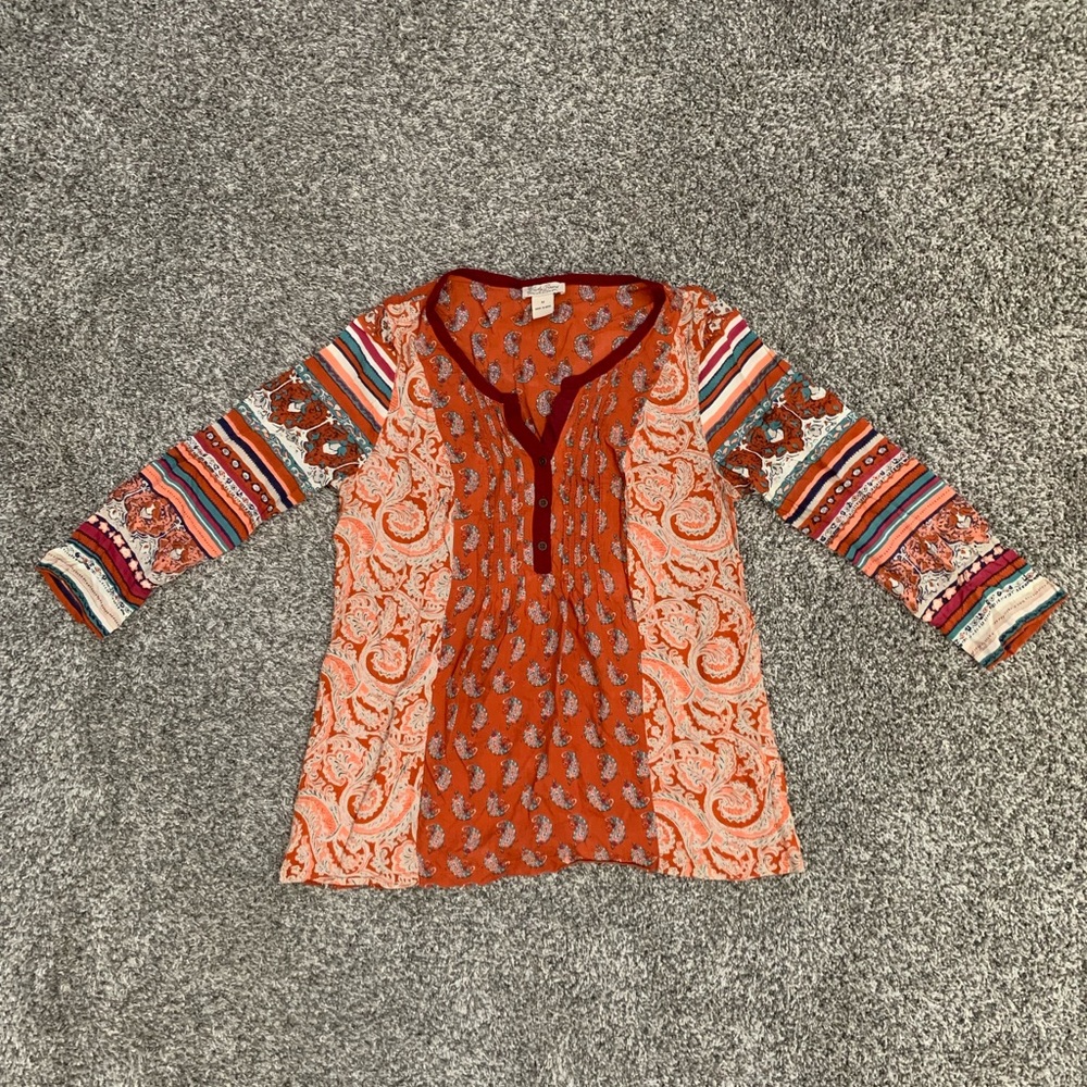 Lucky Brand 3/4 Length Shirt